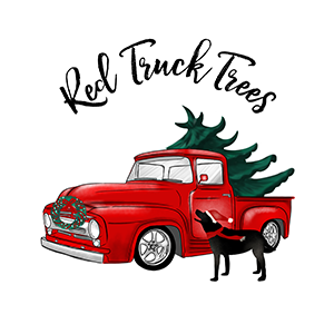 Red Truck Christmas Trees
